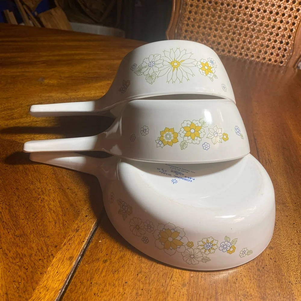 Corningware Floral Bouquet 3 pan set